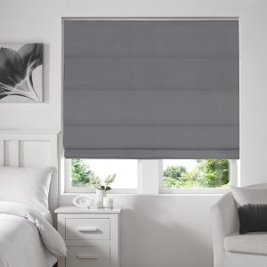 Austin Charcoal Roman Blind Austin Charcoal Roman Blind
