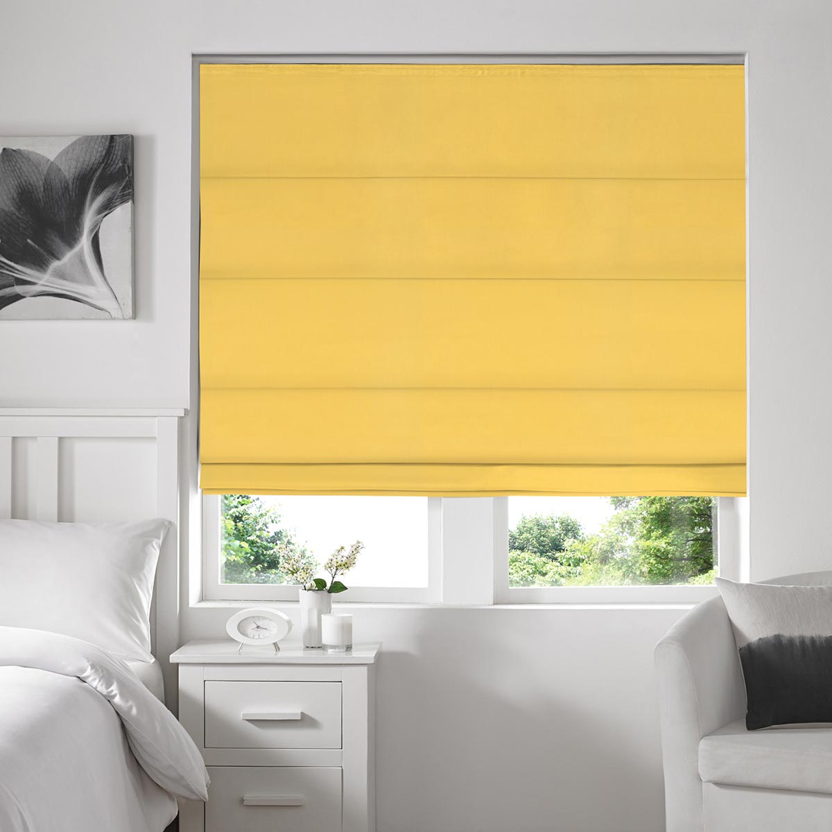 Austin Ochre Roman Blind Austin Ochre Roman Blind