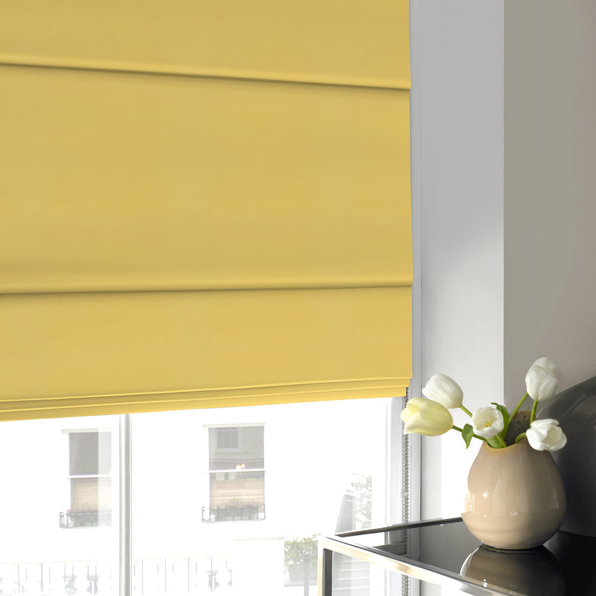 Austin Ochre Roman Blind Austin Ochre Roman Blind