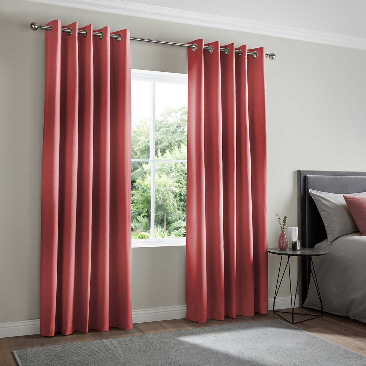 Salem Scarlet Curtain Salem Scarlet Curtain
