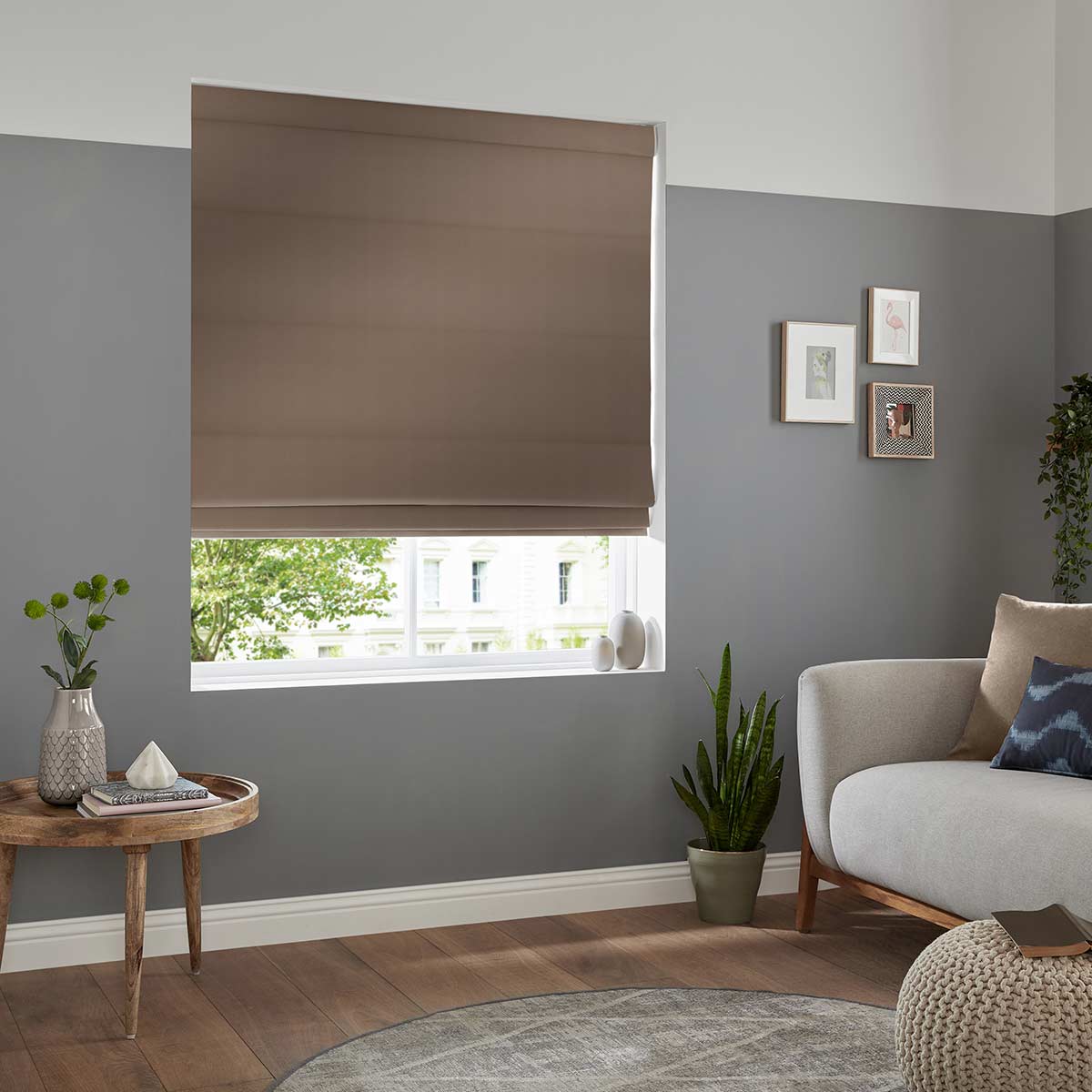 Salem Mocha Roman Blind Salem Mocha Roman Blind