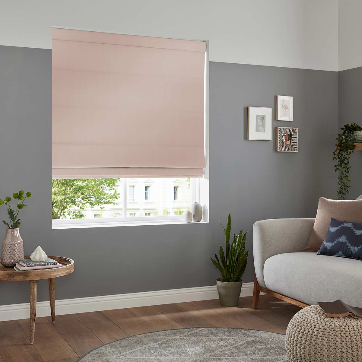 Salem Rose Roman Blind Salem Rose Roman Blind