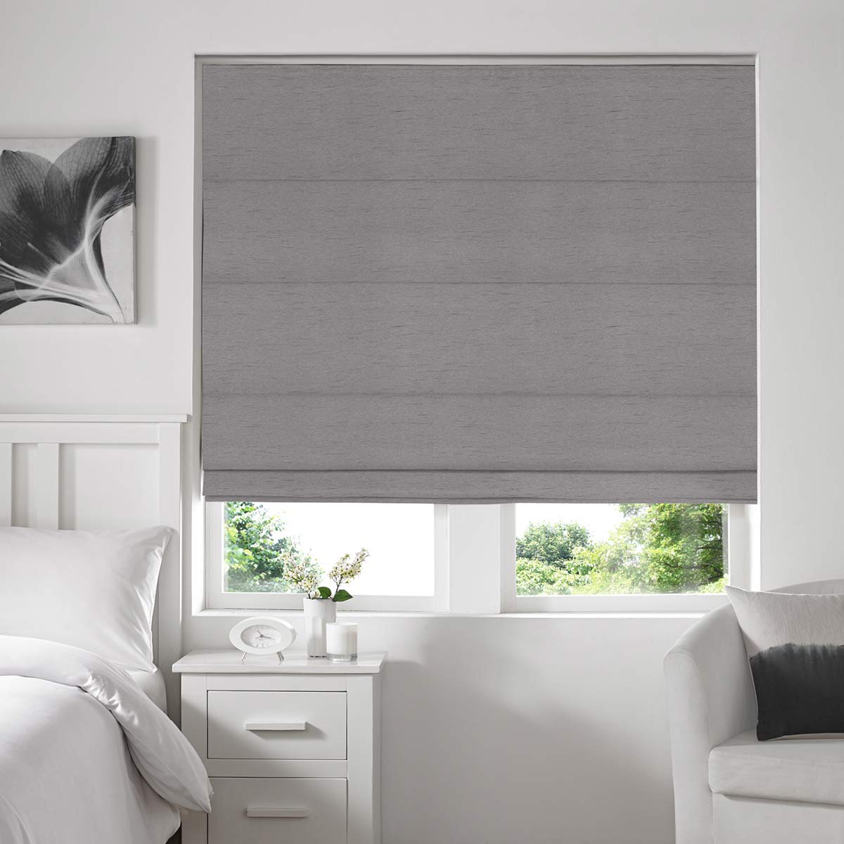 Albany Platinum Roman Blind Albany Platinum Roman Blind