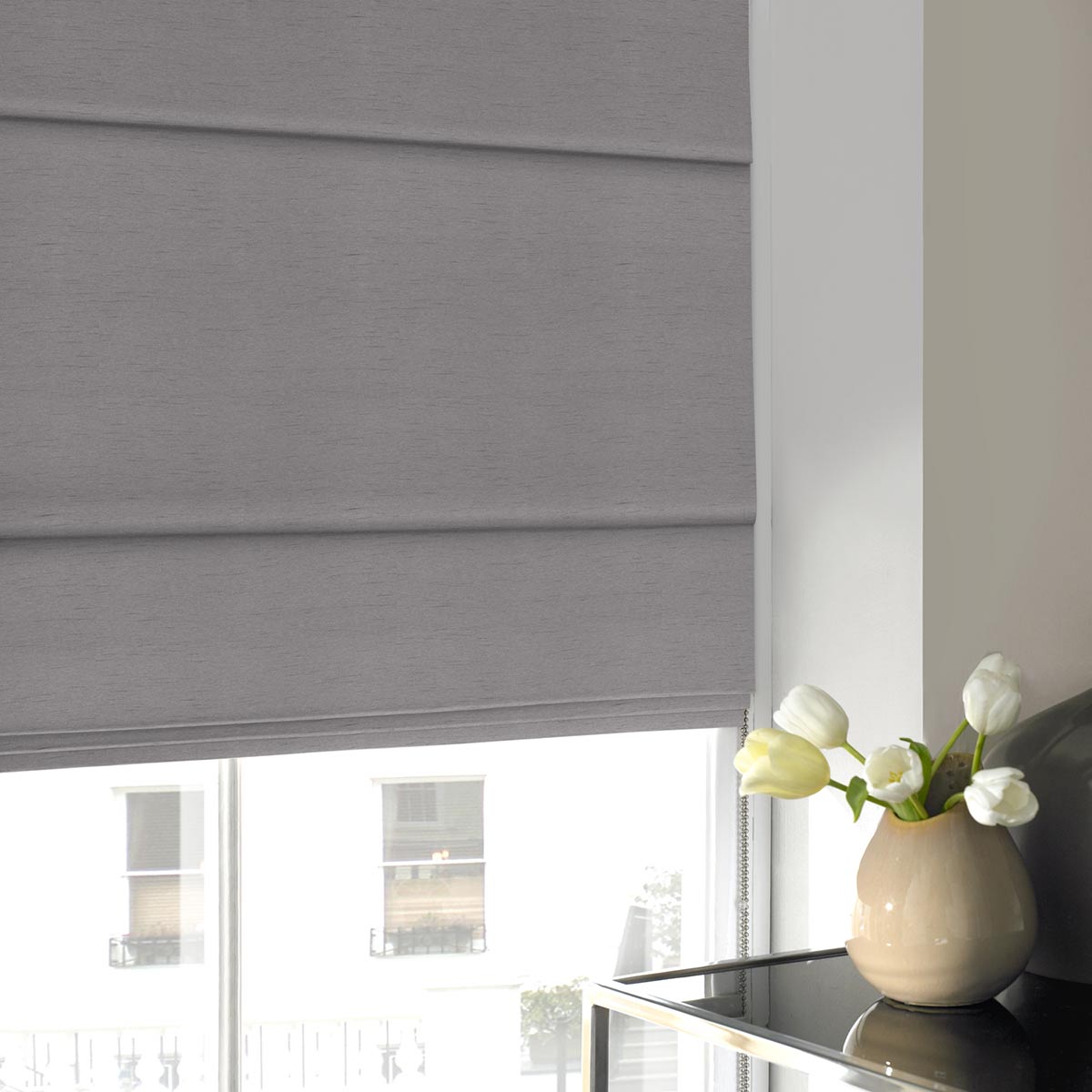 Albany Platinum Roman Blind Albany Platinum Roman Blind