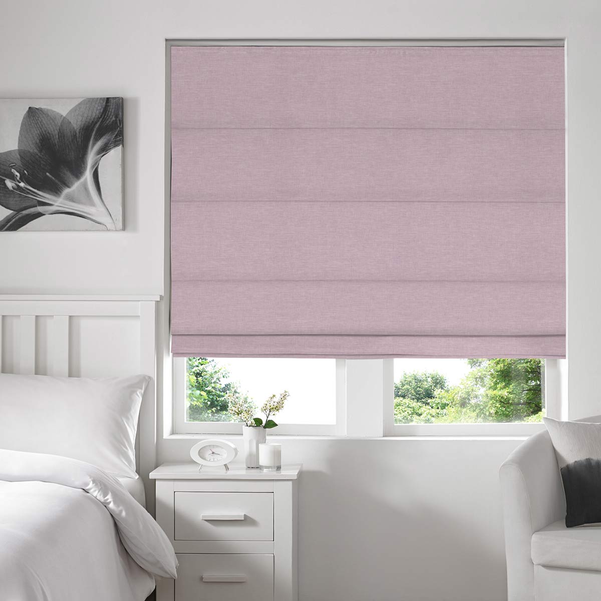 Boston Orchid Roman Blind Boston Orchid Roman Blind