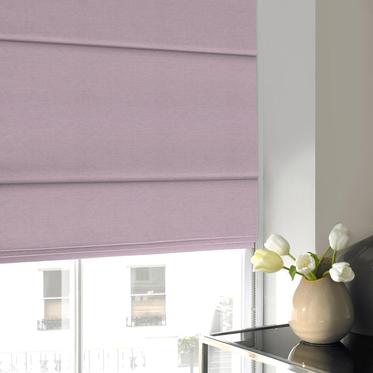 Boston Orchid Roman Blind Boston Orchid Roman Blind