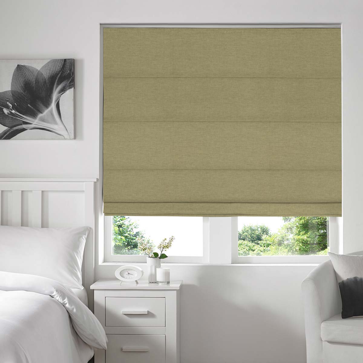 Boston Olive Roman Blind Boston Olive Roman Blind