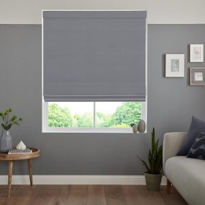 Orlando Graphite Roman Blind