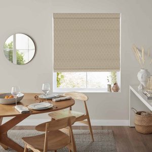 Marilyn Taupe Roman Blind
