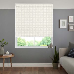 Rosie Ivory Roman Blind