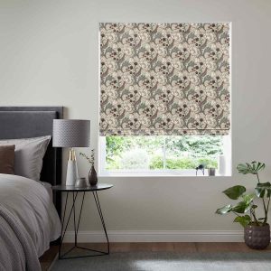 Warwick Claret Roman Blind