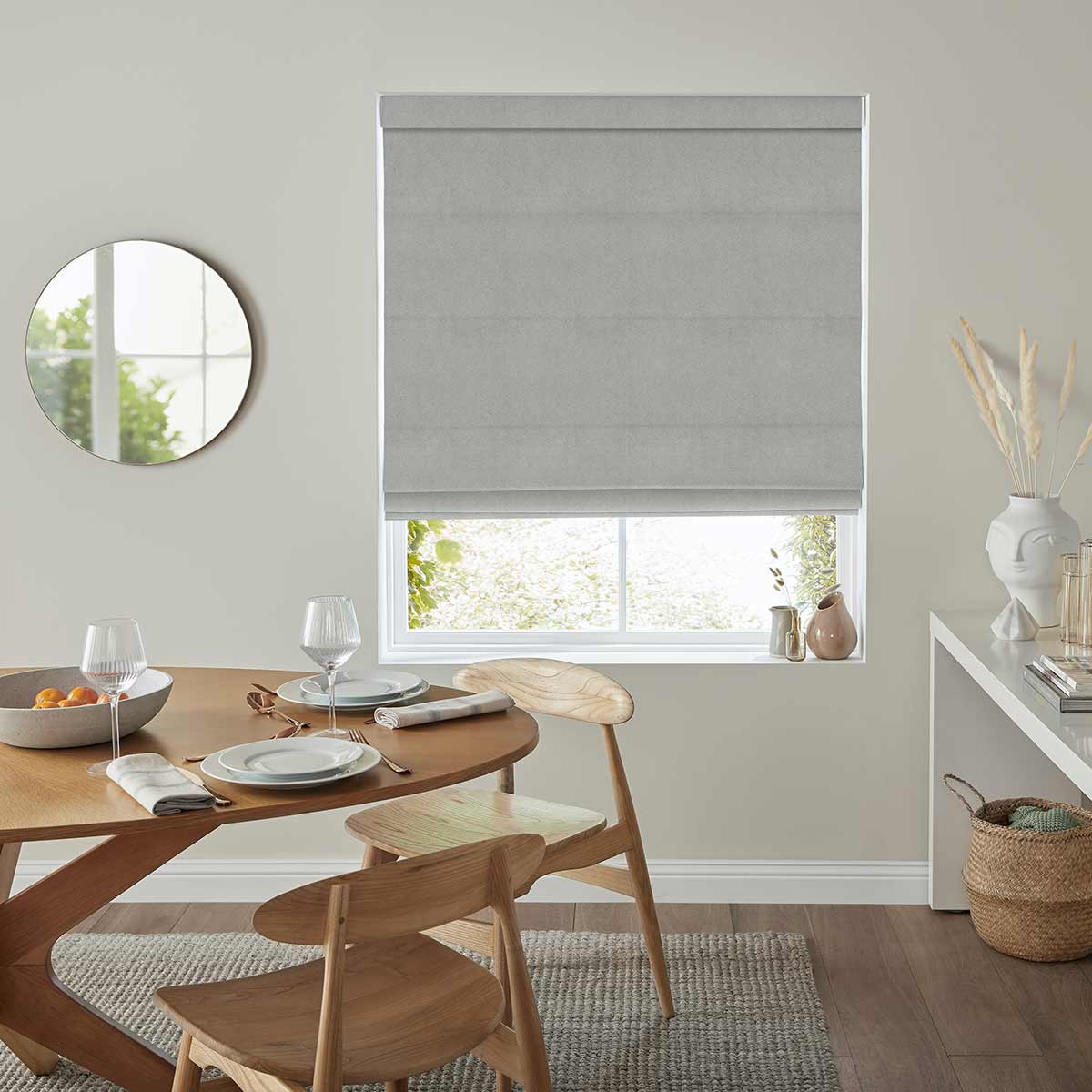 Angeles Silver Roman Blind Angeles Silver Roman Blind