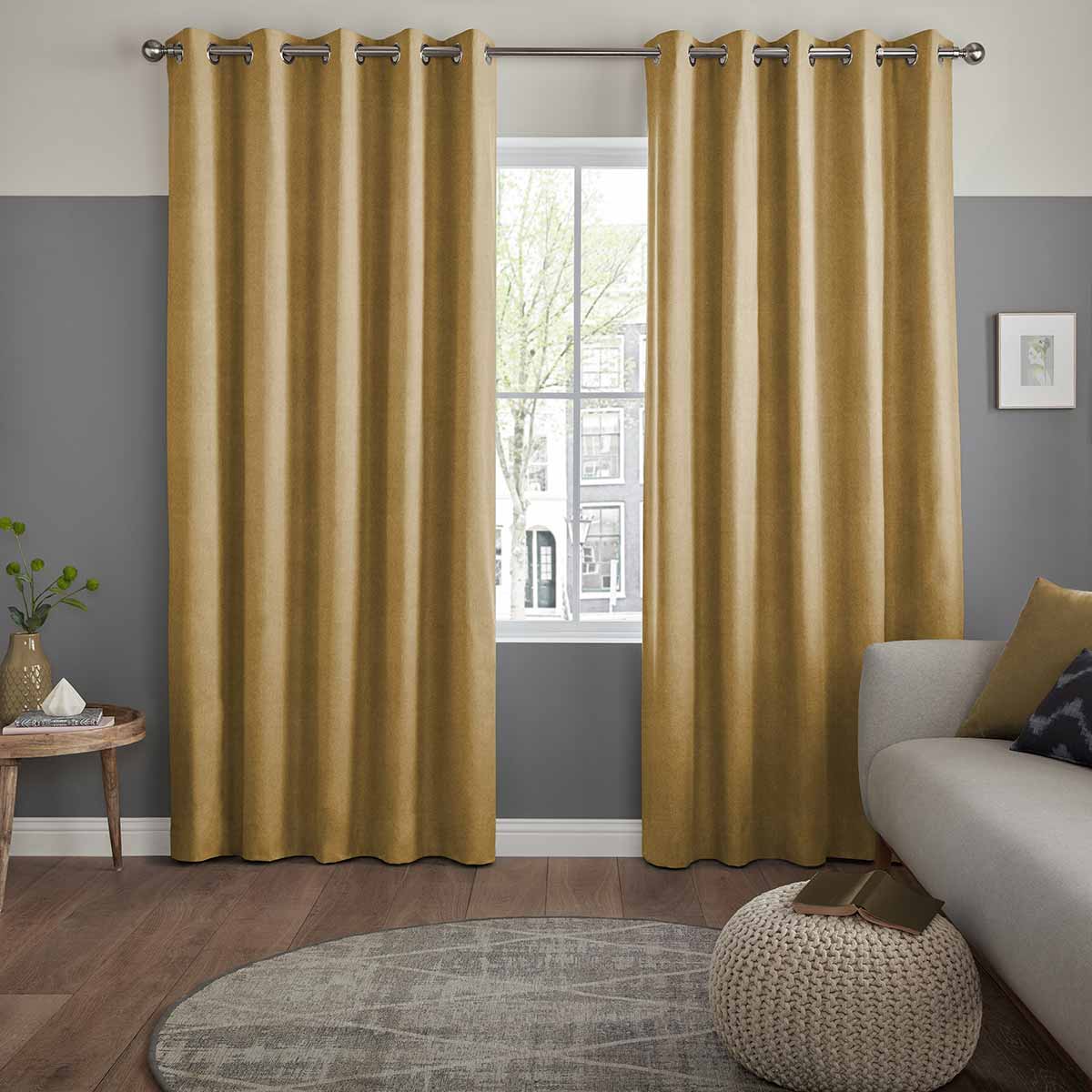 Angeles Saffron Curtain Angeles Saffron Curtain