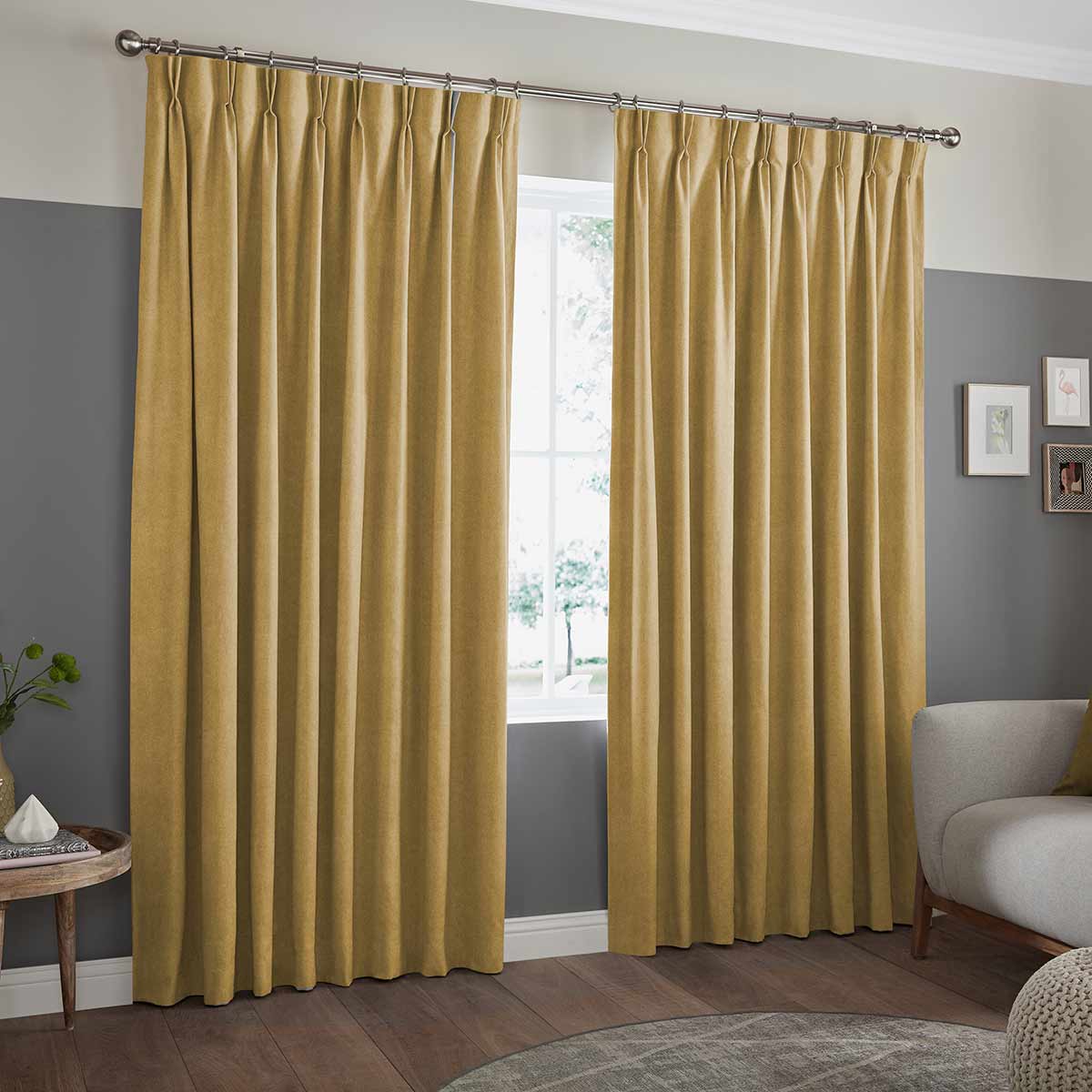 Angeles Saffron Curtain Angeles Saffron Curtain