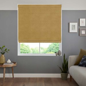 Angeles Saffron Roman Blind