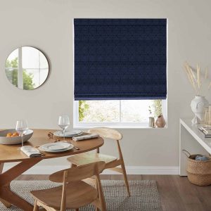 Icarus Indigo Roman Blind