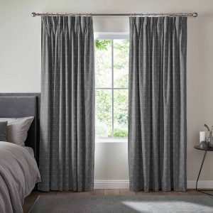 Icarus Graphite Curtain