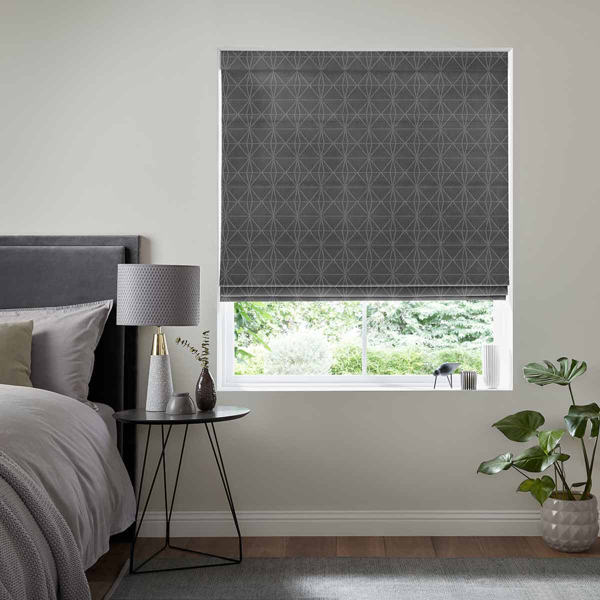 Icarus Graphite Roman Blind Icarus Graphite Roman Blind
