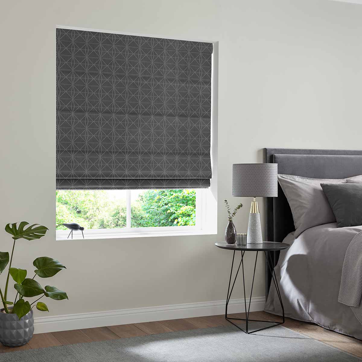 Icarus Graphite Roman Blind Icarus Graphite Roman Blind