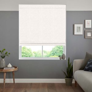 Audrey Ivory Roman Blind