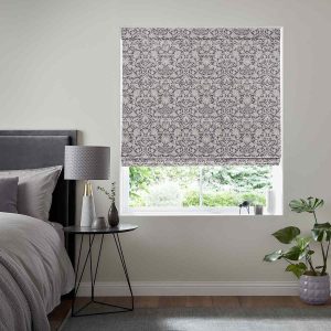Highclere Plum Roman Blind