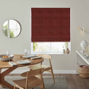 Diego Crimson Roman Blind
