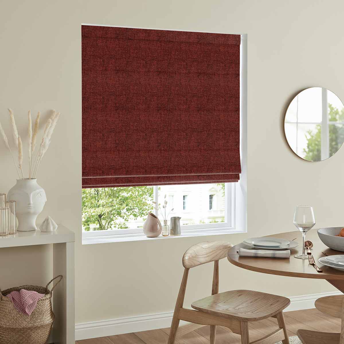 Diego Crimson Roman Blind Diego Crimson Roman Blind