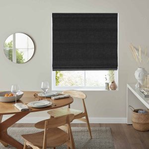 Diego Charcoal Roman Blind