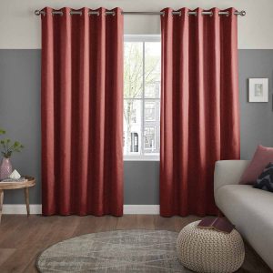 Jackson Scarlet Curtain