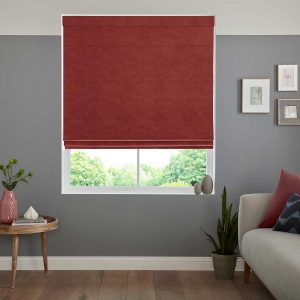 Jackson Scarlet Roman Blind