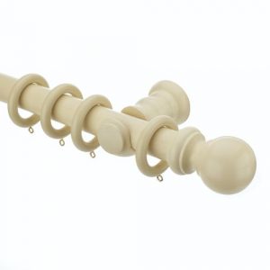 Woodline 35mm Cream Complete Pole