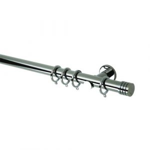 Neo 35mm Black Nickel Stud Complete Metal Pole Set