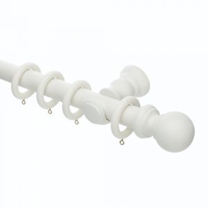 Honister 35mm Linen White Complete Pole