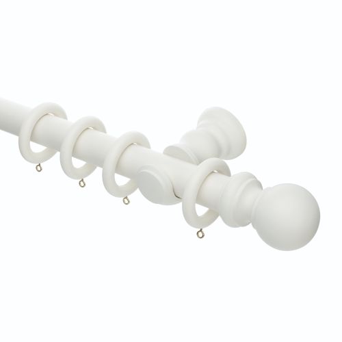 Honister 35mm Linen White Complete Pole Honister 35mm Linen White Complete Pole