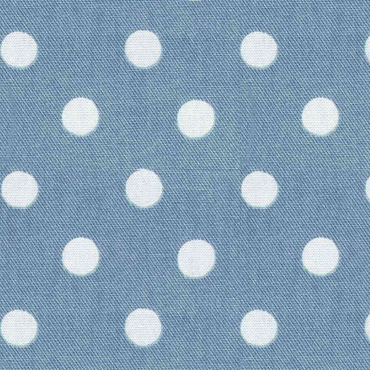 Button Spot Blue Curtain Button Spot Blue Curtain