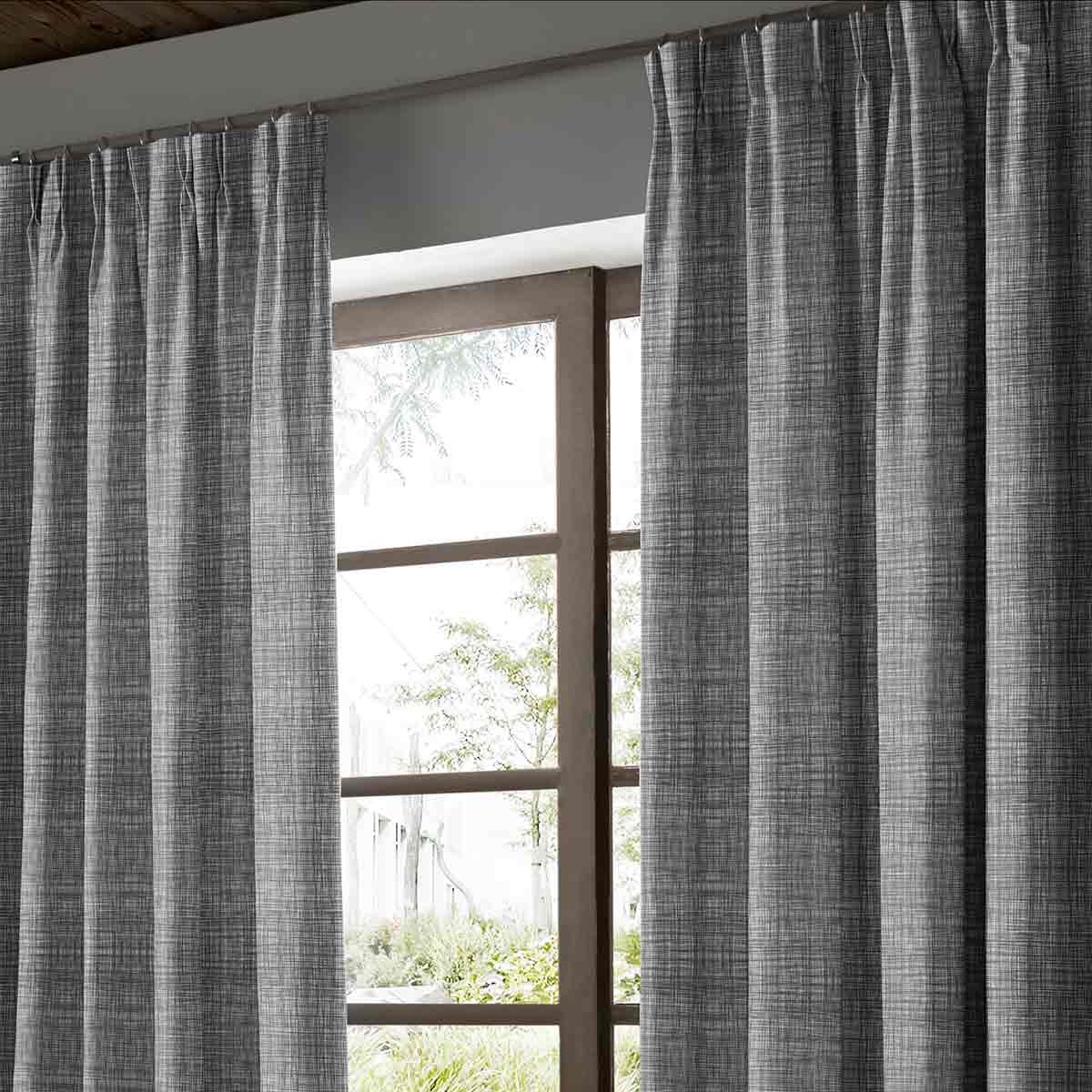 Scribble Gunmetal Curtain Scribble Gunmetal Curtain