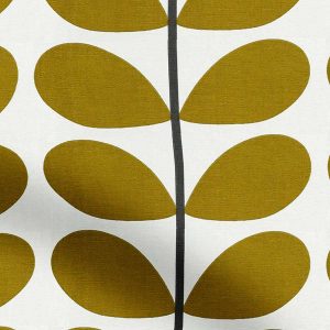 Two Colour Stem Olive Cushion Cover