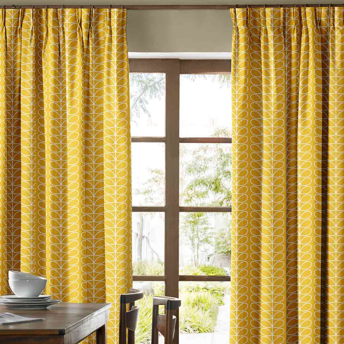 Linear Stem Dandelion Curtain Linear Stem Dandelion Curtain