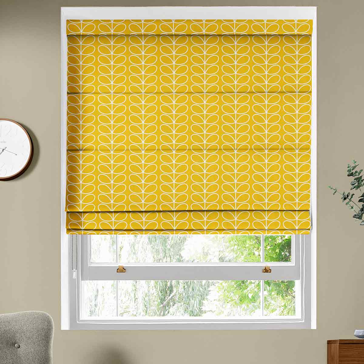 Linear Stem Dandelion Roman Blind Linear Stem Dandelion Roman Blind
