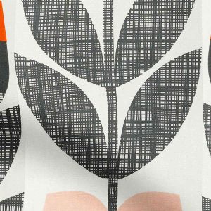 Rose Bud Orange Roman Blind