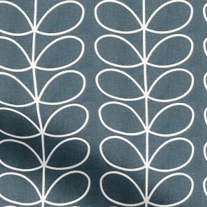 Linear Stem Cool Grey Roman Blind