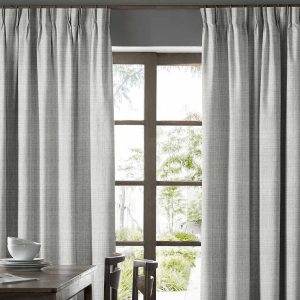 Scribble Cool Grey Curtain