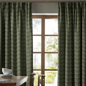 Jacquard Stem Khaki Curtain