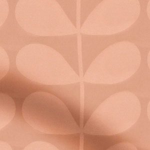 Jacquard Stem Tea Rose Roman Blind