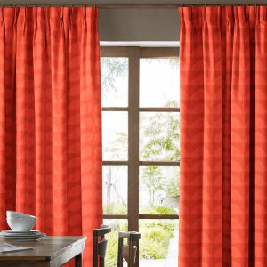 Jacquard Stem Tomato Curtain