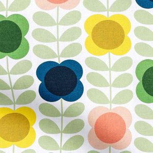 Summer Flower Stem Multi Roman Blind