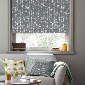 Ditto Liquorice Roman Blind