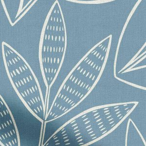 Laurus China Blue Roman Blind