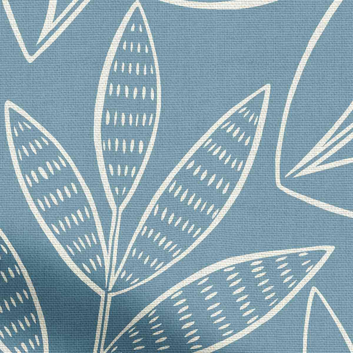 Laurus China Blue Roman Blind Laurus China Blue Roman Blind