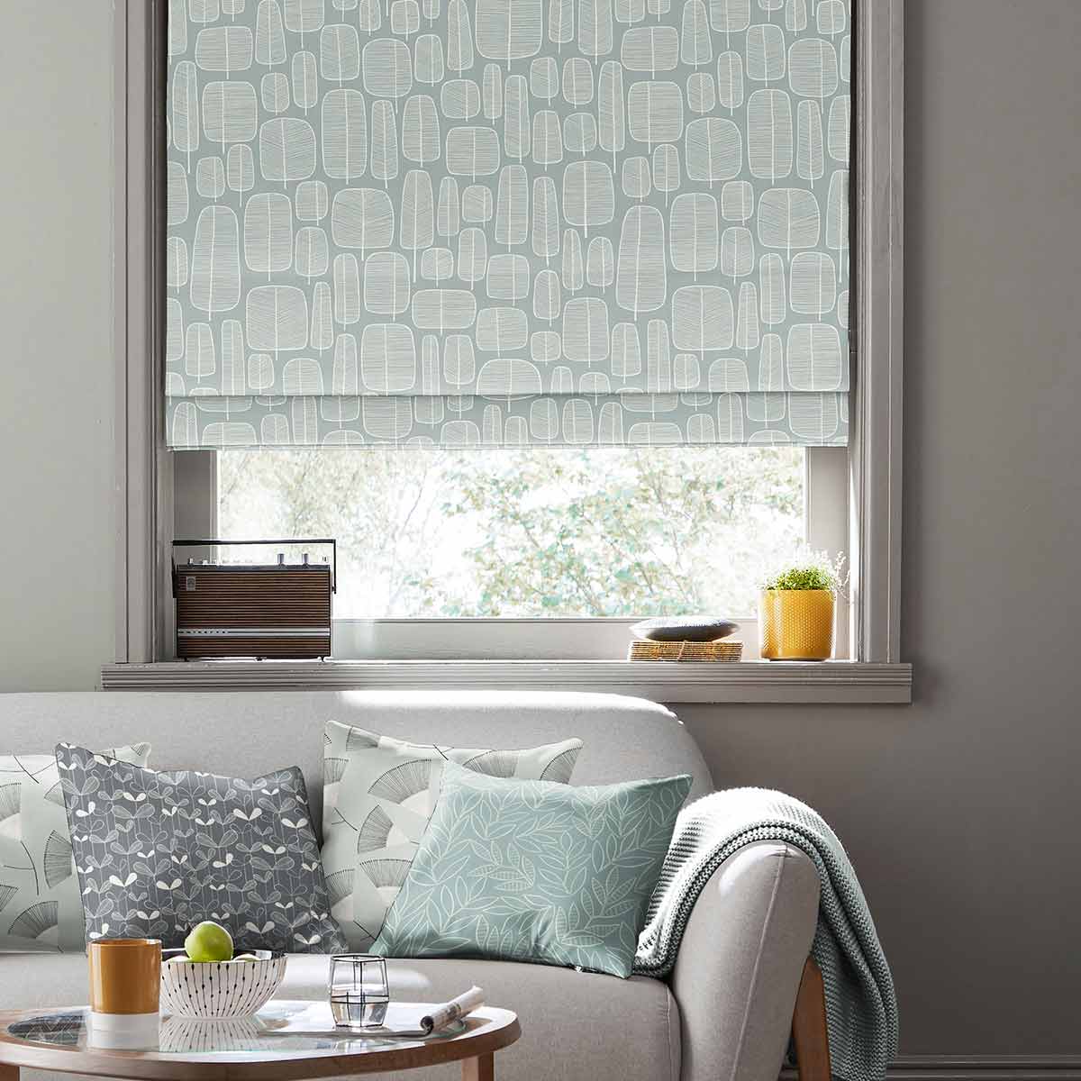 Little Trees Comet Roman Blind Little Trees Comet Roman Blind